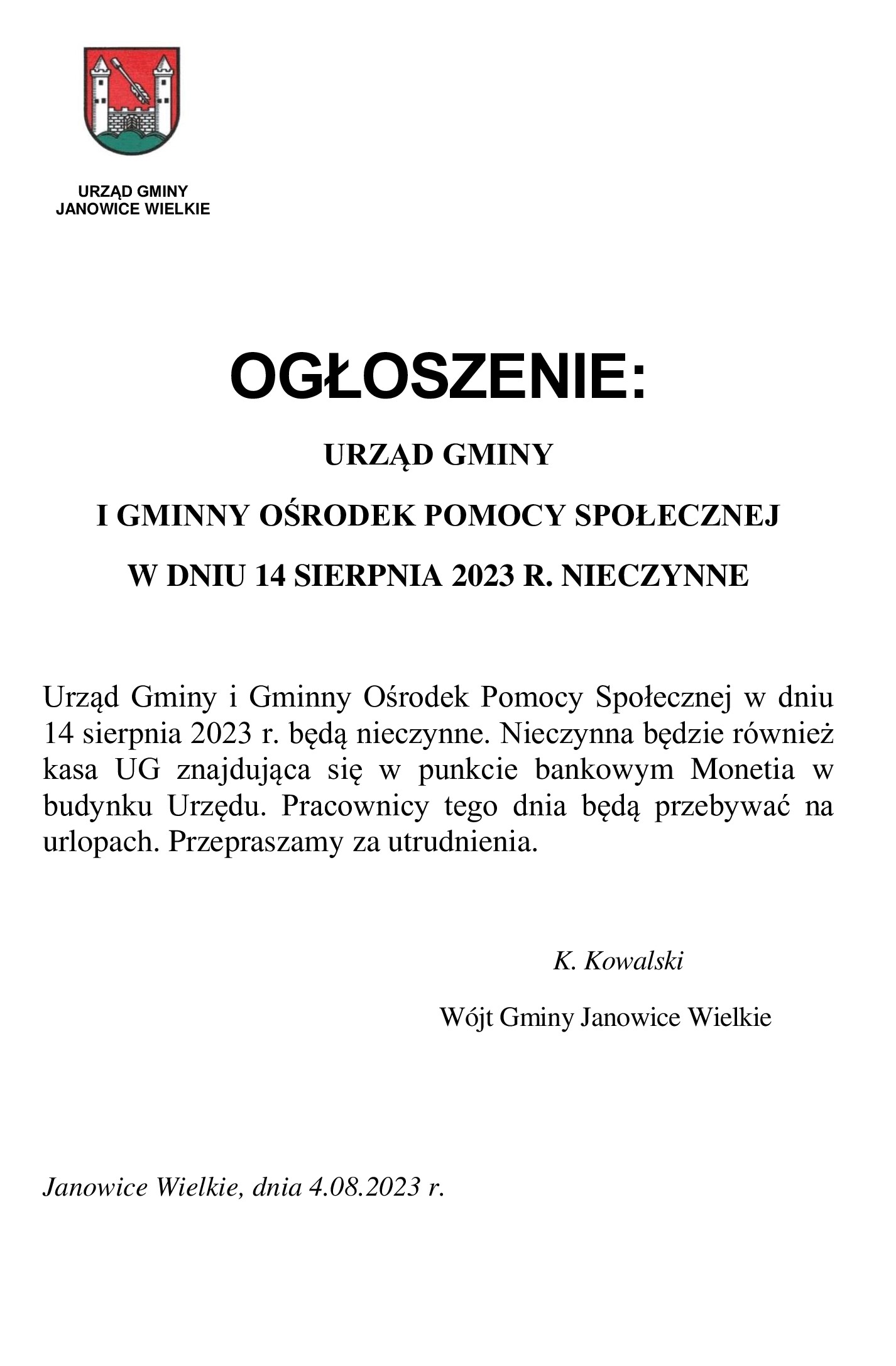 ogłoszenie zamknięty UG 14.08.2023 1