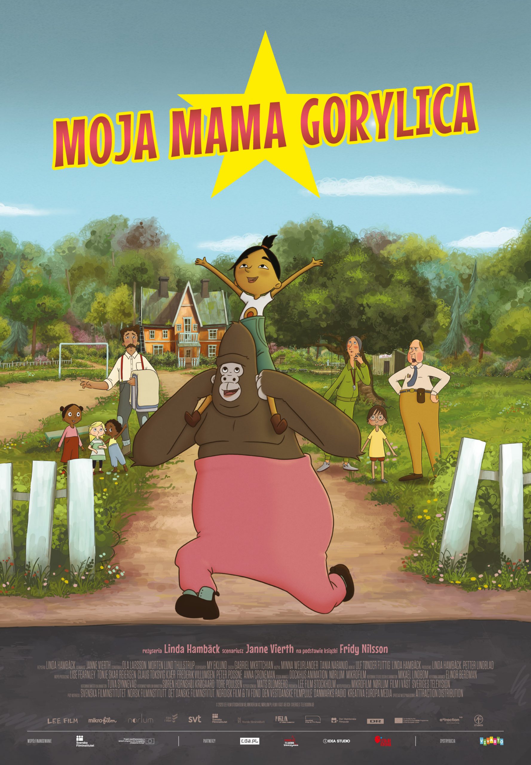 plakat moja mama gorylica scaled